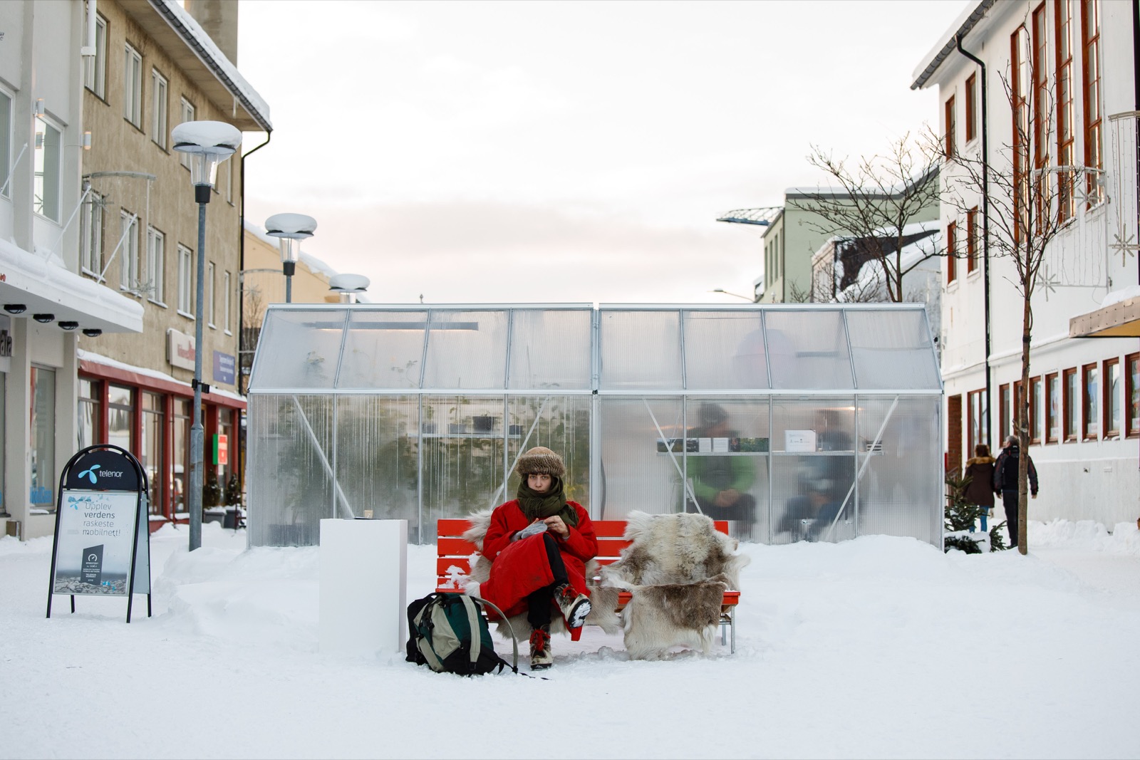 Kirkenes in winter during Barents Spektakel