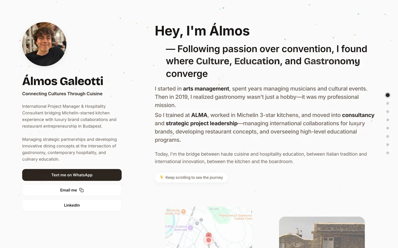 Álmos Galeotti portfolio site